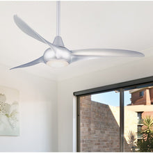 Load image into Gallery viewer, 52" Wave 3 Blade LED Ceiling Fan with Remote, Light Kit Included 7611