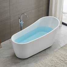 Load image into Gallery viewer, 55" x 28" Freestanding Soaking Bathtub White 3336RR