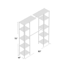 Load image into Gallery viewer, Expandable Closet Organizer System (234MM)