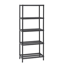 Load image into Gallery viewer, Steel 59" H x 24" W 5 Level Mesh Storage Shelving Unit (SB672)