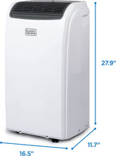 Load image into Gallery viewer, BLACK+DECKER BPACT10WT AC with Remote Control Portable Air Conditioner, 10,000 BTU, White