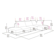 Load image into Gallery viewer, Gilman Creek Macon Grey Fabric Sectional Sofa