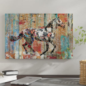 'Source of Life Wild Horse' by Diego Tirigall - Wrapped Canvas Graphic Art Print, #6984
