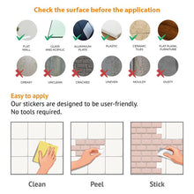 Load image into Gallery viewer, 6" x 11" Aluminum Peel & Stick Subway Tile