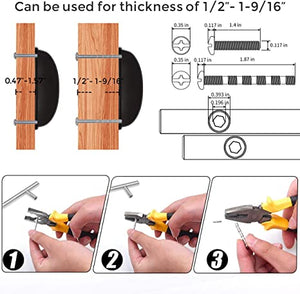 10 Pack 3" Drawer Pulls Flat Black Cabinet Cup Pulls Kitchen Hardware Cabinet Handles Drawer Handles Knobs 3 inch Hole Center