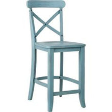 Load image into Gallery viewer, 24&quot; Litchfield X-Back Counter Stool #9121
