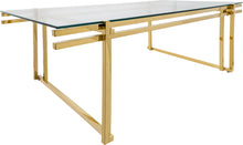 Load image into Gallery viewer, Metal 55" Coffee Table Gold