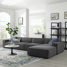 Load image into Gallery viewer, Aa'Isha 164" Wide Right Hand Facing Corner Sectional with Ottoman 6966RR-OB