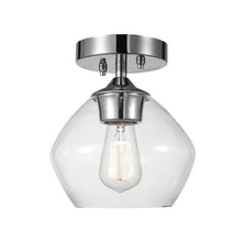 Load image into Gallery viewer, Aadi 1 - Light 6.38" Simple Dome Semi Flush Mount Set of 2 2994RR