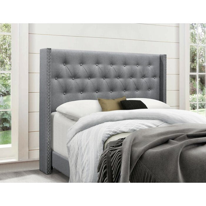 Aadvik tufted upholstered standard bed hot sale greyleigh