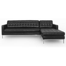 Load image into Gallery viewer, Adele 101" Wide Genuine Leather Sofa & Chaise 6408RR-OB