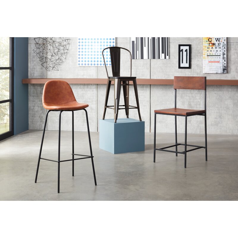 Aisha Bar Stools Set of 2 Salvage Co Fishers