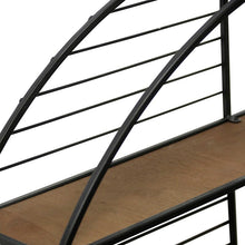 Load image into Gallery viewer, Andaz Metal and Wood Circular Open Wall Shelf AP750