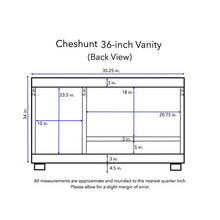 Load image into Gallery viewer, Aneira Full Cabinet 36" Single Bathroom Vanity Set White AS IS
