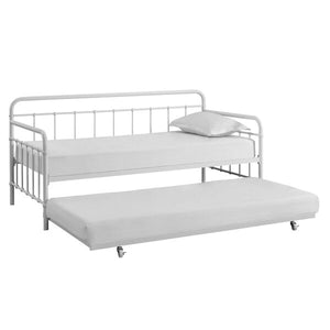 White Angelita Twin Daybed with Trundle 3372RR