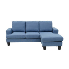 Load image into Gallery viewer, Azzareya 72.5" Right Hand Facing Sofa and Chaise Blue #1407HW