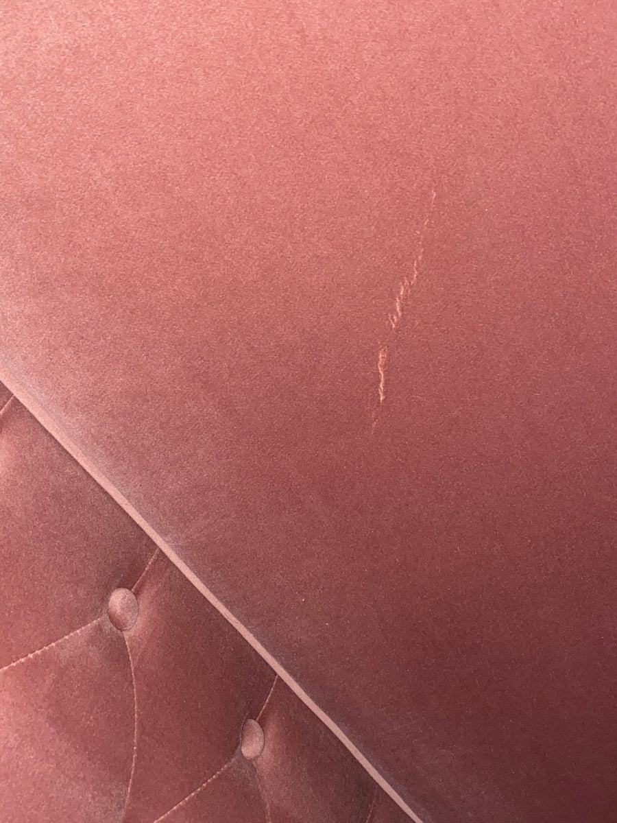 Jenn 79" Velvet Tuxedo Arm Chesterfield Sofa Salvage & Co Fishers