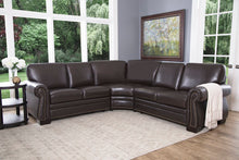 Load image into Gallery viewer, Barnabas 107" W Symmetrical Corner Sectional Brown