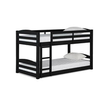 Load image into Gallery viewer, Bellmead Twin over Twin Bunk Bed Black - 747CE
