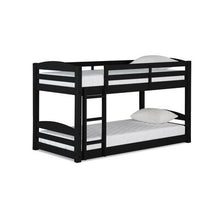 Load image into Gallery viewer, Bellmead Twin over Twin Bunk Bed Black - 747CE