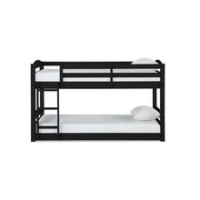 Load image into Gallery viewer, Bellmead Twin over Twin Bunk Bed Black - 747CE