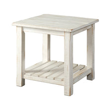 Load image into Gallery viewer, Benefield Solid Wood End Table (antique white) AP51
