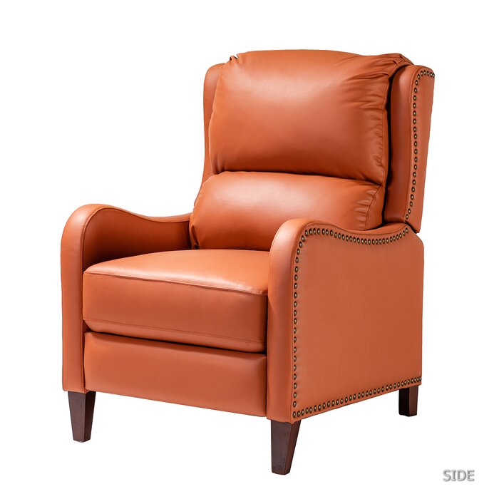 BipashaLeather Recliner Salvage & Co Fishers