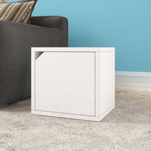 Load image into Gallery viewer, White Stackable Cube Storage - Set of 2 (418MM)