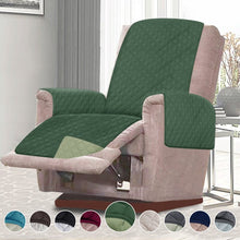 Load image into Gallery viewer, 1&quot; H x 65&quot; W x 76&quot; D Solid Box Cushion Recliner Slipcover GL1673
