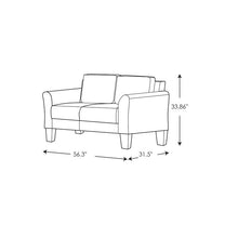 Load image into Gallery viewer, Caniah 56.3'' Loveseat