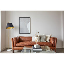 Load image into Gallery viewer, Chappell Genuine Leather 82.28" Pillow Top Arm Sofa Brown