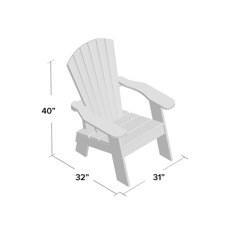 Colworth plastic adirondack chair store