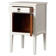 Load image into Gallery viewer, White Corrie 1 Drawer Nightstand AS IS MR47
