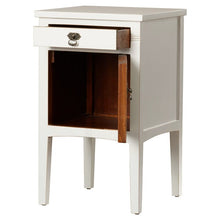 Load image into Gallery viewer, White Corrie 1 Drawer Nightstand AS IS MR47