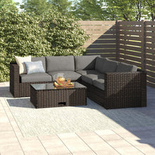 Load image into Gallery viewer, Cotswald Wicker/Rattan 5 - Person Seating Group with Cushions