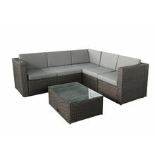 Load image into Gallery viewer, Cotswald Wicker/Rattan 5 - Person Seating Group with Cushions