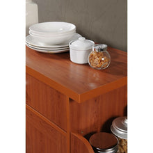 Load image into Gallery viewer, Crisfield Kitchen Cart Cherry # 2137HW