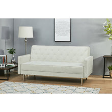 Load image into Gallery viewer, Daughtrey 68" Square Arm Convertible Loveseat