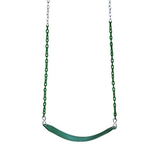 (2) Green Deluxe Swings with Chains #9081