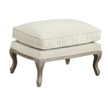 Load image into Gallery viewer, Duffield Ottoman Beige/Wood 374CDR