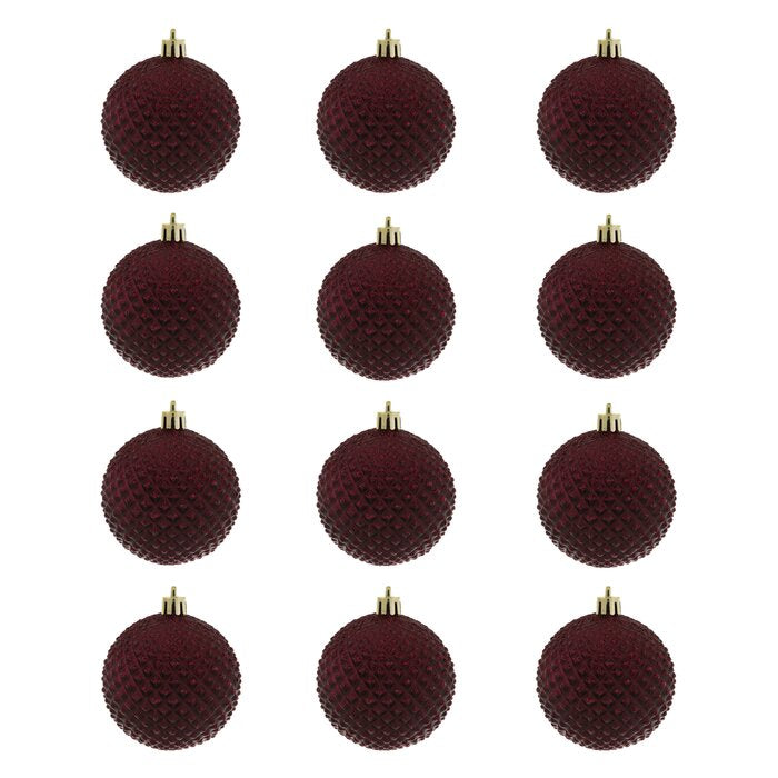 Durian Glitter Ball Ornament (Set of 12) Salvage & Co Fishers