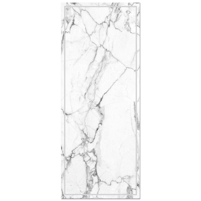 Erasmo Marble Decorative Kitchen Mat AD47 Salvage & Co Fishers