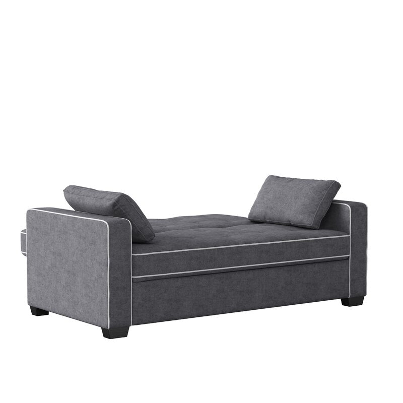 Evan 66.5 Wide Square Arm Convertible Sofa SB2145 Salvage Co Fishers