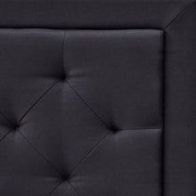 Load image into Gallery viewer, Queen Black Felicienne Upholstered Headboard