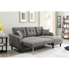 Load image into Gallery viewer, Flenderson 88" Flared Arm Sleeper Sofa Bed Gray