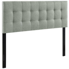 Load image into Gallery viewer, Francis Upholstered Panel Headboard Grey, King #2281HW