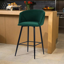 Load image into Gallery viewer, Futch Bar Stool Green (Set of 2) #2419HW