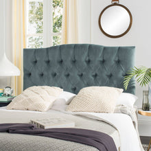 Load image into Gallery viewer, Axel Grey velvet King Headboard 52CDR