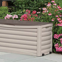Load image into Gallery viewer, 103 Gallon Capacity Resin Outdoor Patio Storage Deck Box, Taupe
