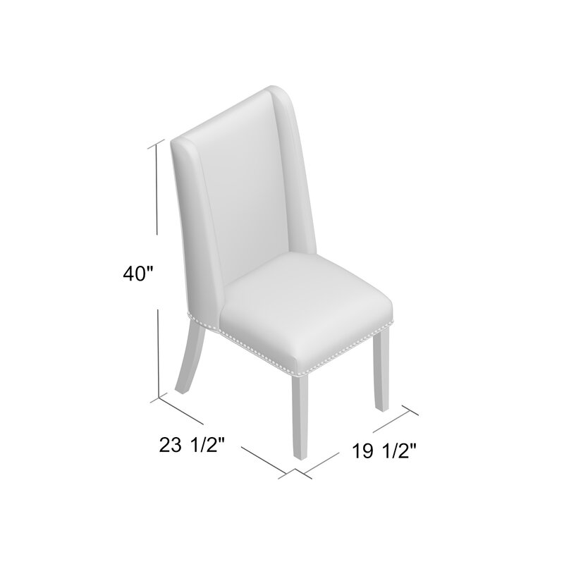 Galewood wood leg upholstered dining chair deals